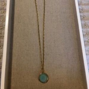Stella & Dot Sentiment Stone Locket with Chain